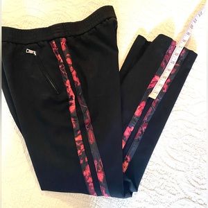 Belle Vere Side Floral Striped Track Pants